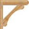Ekena Millwork Legacy Craftsman Rough Sawn Outlooker, Western Red Cedar, 6"W x 24"D x 24"H OUT06X24X24LEC04RWR - alternate 3